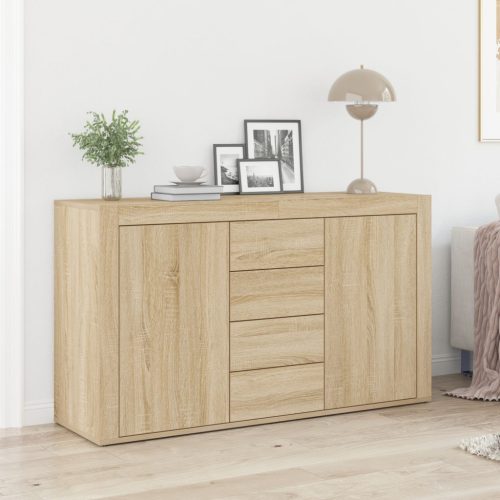 Tálaló Sonoma tölgy Szerelt fa 120 x 36 x 69 cm Tárolás
