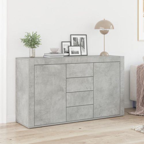 Oldalszekrény Beton Szürke Műanyag-fa 120 x 36 x 69 cm Tárolás