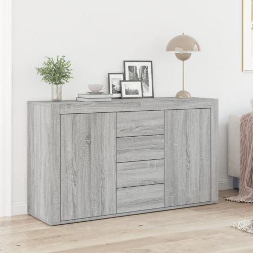 oldalszekrény Szürke Sonoma Szerelt fa 120 x 36 x 69 cm