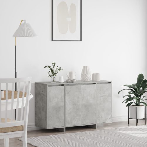 Beton Szürke Oldalasztal Beton szürke Szerelt fa 120 x 41 x 75 cm