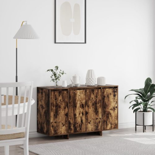 Füstölt tölgy vitrine Füstölt tölgy Szerelt fa 120 x 41 x 75 cm