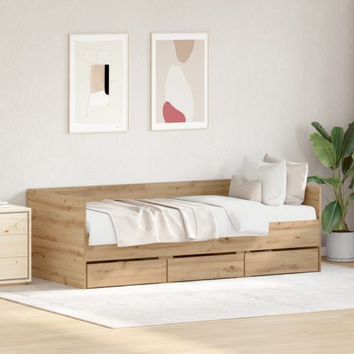 Kanapéágy Mesteri tölgy Mérnöki fa 90 x 200 cm Tartós Kanapéágy