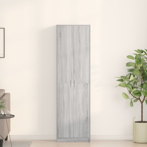 Szürke Sonoma Szekrény 55x25x189 cm Szerelt fa