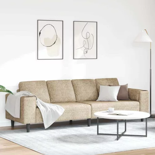 Nappali Kanapé Világosszürke 250 x 77 x 76 cm