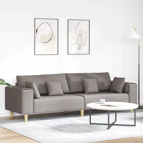 Kanapé Tópszínű 250 x 77 x 76 cm szövet