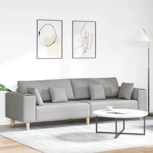 Kanapé Felhőszürke 250 x 77 x 76 cm szövet