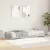 Ágykeret tárolóval fejtámlával Szürke Sonoma 90 x 200 cm Faanyag