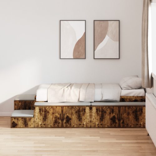 Tároló Ágykeret Füstölt Tölgy 75x190 cm