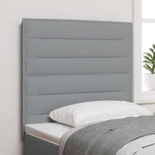 Fejtámla Csíkos Design Világosszürke 80 cm Szövet