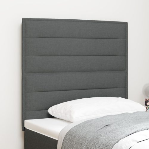 Fejtámla Vonalak Design Sötétszürke 80 cm Szövet