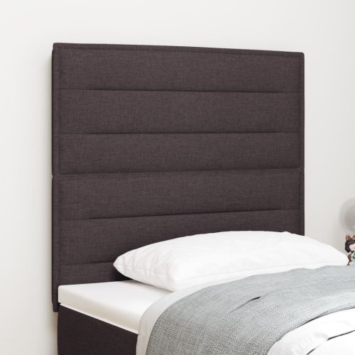 Fejtámla Vonalak Dizájn Sötétbarna 90 cm Szövet