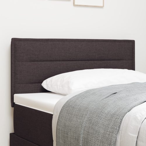 LED fejtámla vonal dizájn sötétbarna 80 cm szövet