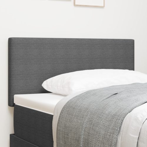 LED Fejtámla Egyszerű Design Világosszürke 100 cm Kordbársony