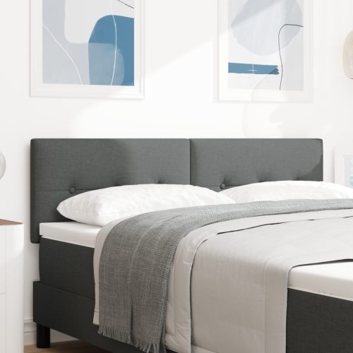 LED fejtámla gombos steppelt sötétszürke 80 cm szövet
