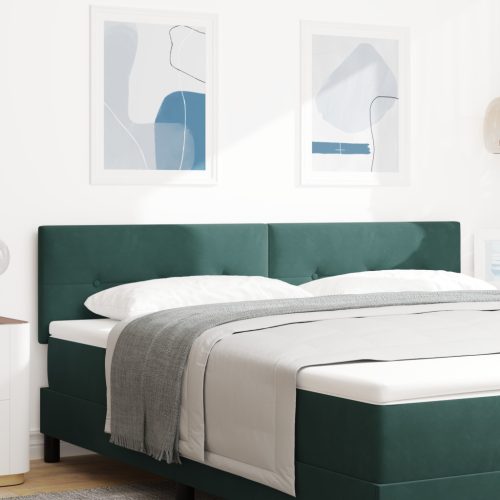 LED Fejtámla Gombos Bőrhatású Sötétzöld 90 cm