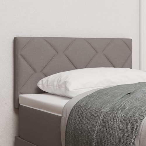 LED Fejtámla Gyémánt Blokk Design Taupe 80 cm Szövet