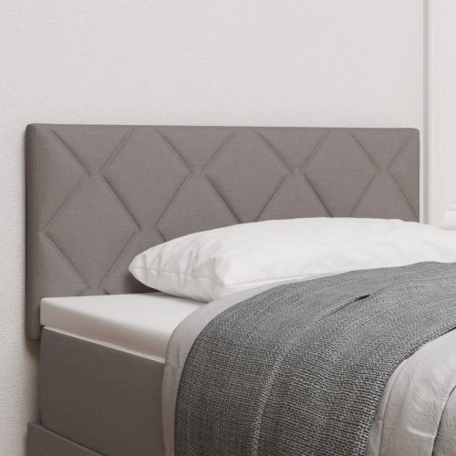 LED Fejvég Gyémánt Blokk Mintázattal Taupe 100 cm Szövet