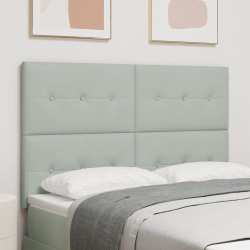 LED Fejtámlavilágítás Szürke 72 cm Bársonyos