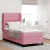 vidaXL Boxrugós ágy matracmal Rózsaszín 200 x 80 cm Bársony