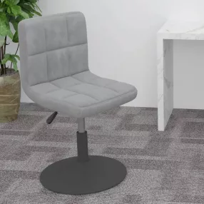 világosszürke bársony forgó bárszék