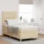 vidaXL LED Box Spring Ágy matracmal Krém 80 x 200 cm szövet