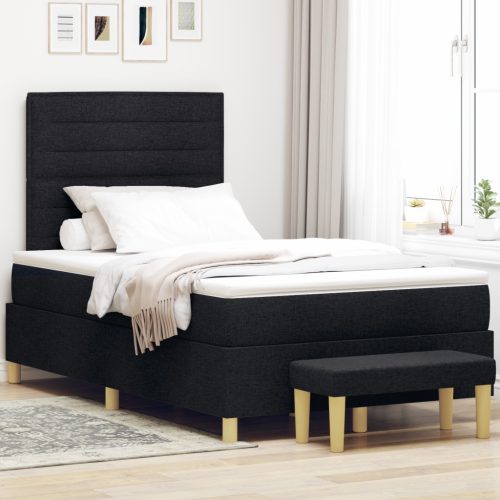 Feltámadás Ágy Matrac és Pad Fekete 120x200 cm Szövet