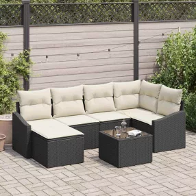   Kert étkező szett párnával tárolóval 7 pcs Barna és Krém