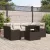 vidaXL Kerti Kanapé Szett 7 pcs Barna 234 x 122,5 x 85 cm Poly Rattan