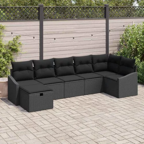 Kanapé Szett 7 db polirattan