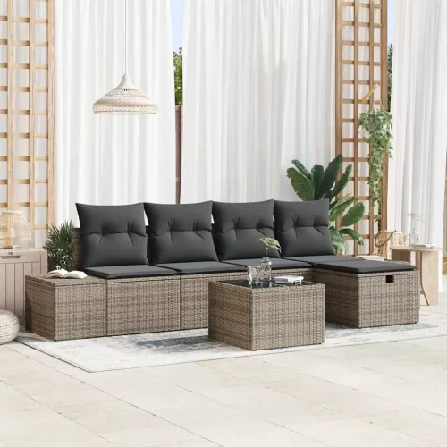 Kanapé Szett 5 db polirattan