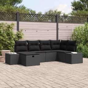 Kanapé Szett 6 db polirattan