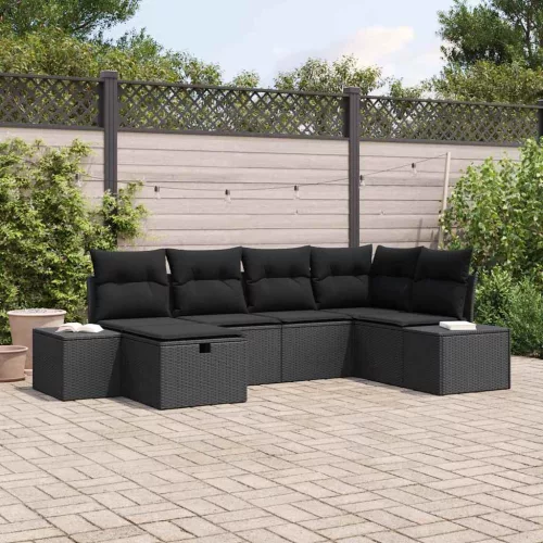 Kanapé Szett 6 db polirattan