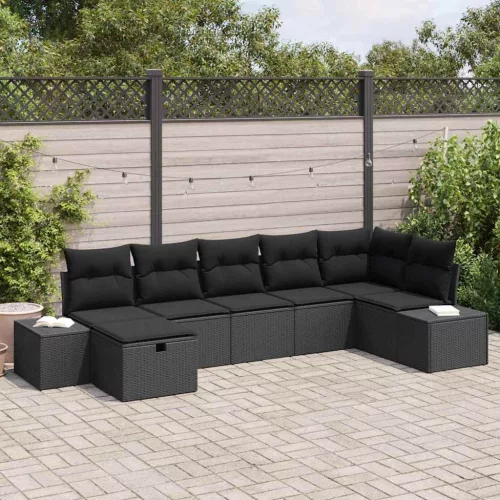 Kanapé Szett 7 db polirattan