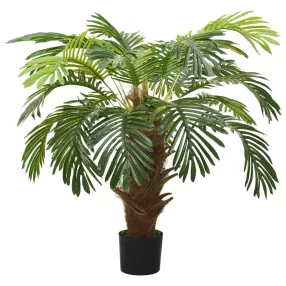 zöld cserepes műcikászpálma 90 cm