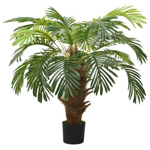 zöld cserepes műcikászpálma 90 cm