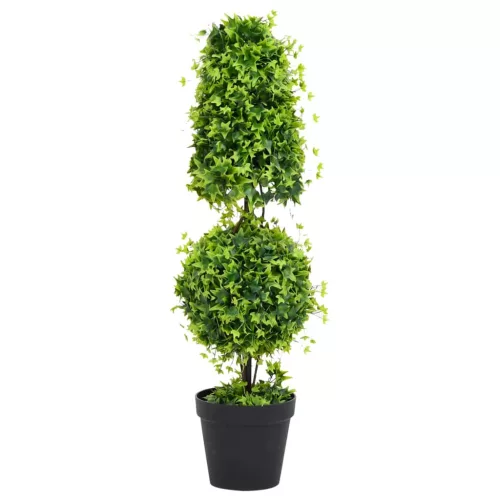 zöld cserepes műpuszpáng 100 cm