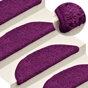   30 db rózsaszín félkör alakú lépcsőszőnyeg 56 x 17 x 3 cm