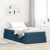 vidaXL Ágy tárolóval és matraccal matracmal Kék 90 x 190 cm Poliészter