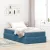 vidaXL Ágy tárolóval és matraccal Sötét kék 90 x 190 cm Bársony
