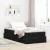 vidaXL Ágy tárolóval és matraccal matracmal Fekete 90 x 200 cm Bársony