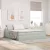 vidaXL Ágy tárolóval és matraccal Világosszürke 160 x 200 cm Bársony