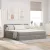 vidaXL Ágy tárolóval és matraccal Tópszínű 180 x 200 cm Faanyag