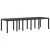 Kerti Asztal Antracit 300 x 100 x 73 cm polirattan
