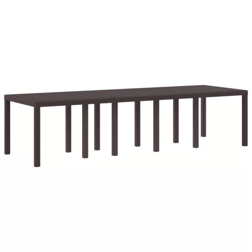 Kerti Asztal Barna 300 x 100 x 73 cm polirattan