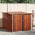 Bicikli Sátor 3 pcs Barna 215 x 206 x 157 cm Fém