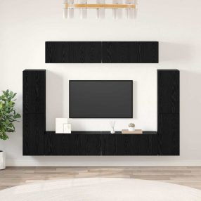 TV szekrény garnitúra 8 pcs Musta tammi 80 x 30 x 30.5 cm