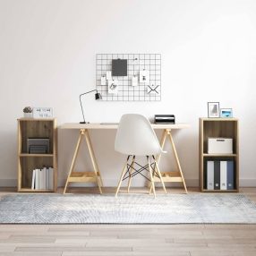 TV szekrény garnitúra 2 pcs Artisan tölgy Faanyag