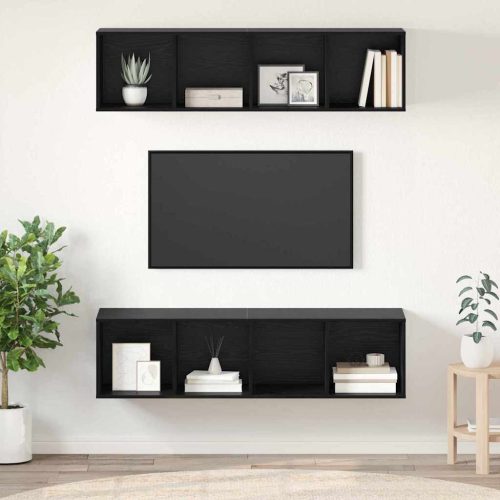 TV szekrény garnitúra 2 pcs Musta tammi 37 x 37 x 142.5 cm