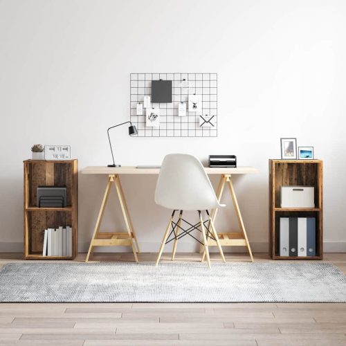 TV szekrény garnitúra 2 pcs Régi fa 72 x 35 x 36.5 cm Faanyag