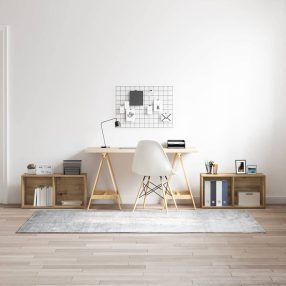   TV szekrény garnitúra 2 pcs kézműves tölgy 72 x 35 x 36.5 cm